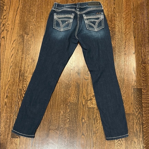 Seven7 Blue Skinny Jeans with Modern Tapered Fit - Picture 5 of 7